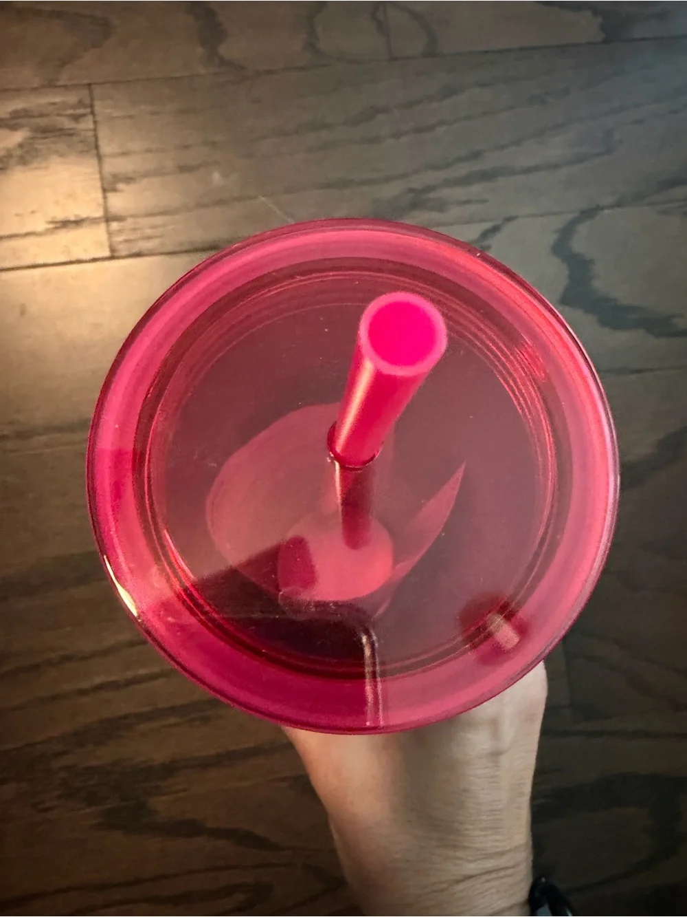 NWT Starbucks Metallic Fuchsia Spiral Tumbler with Straw